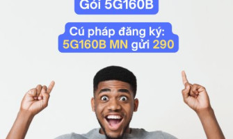 Gói cước 5G160B Viettel dung lượng cao dùng mỗi ngày